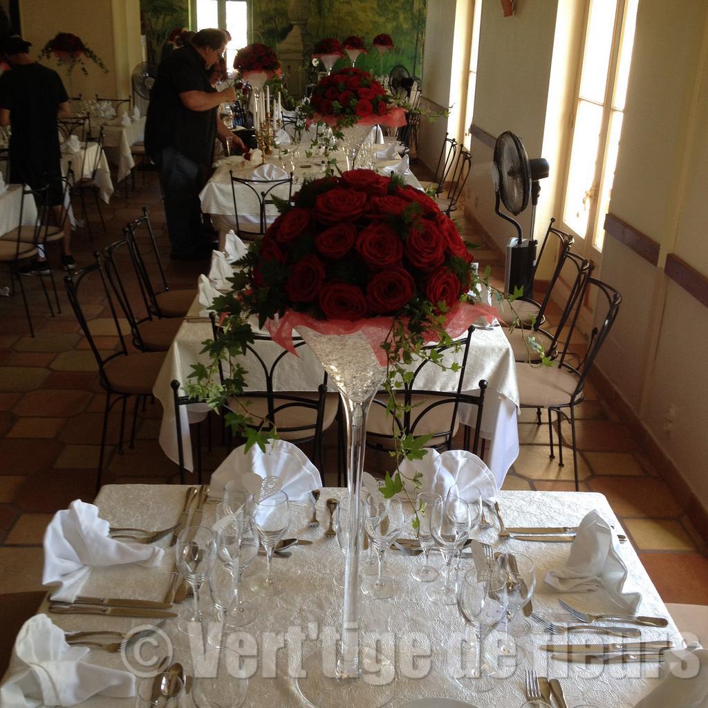 Decoration salle Mariage Le Richebois Salon de Provence