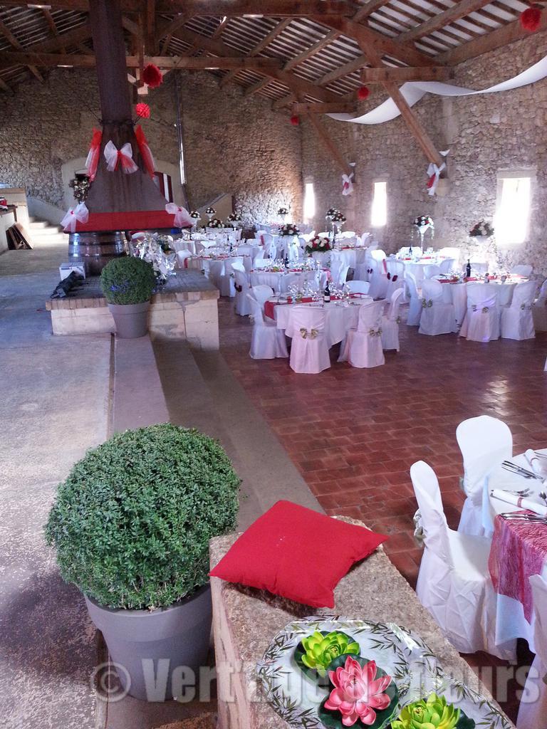 Decoration salle Mariage Domaine de Sulauze Miramas