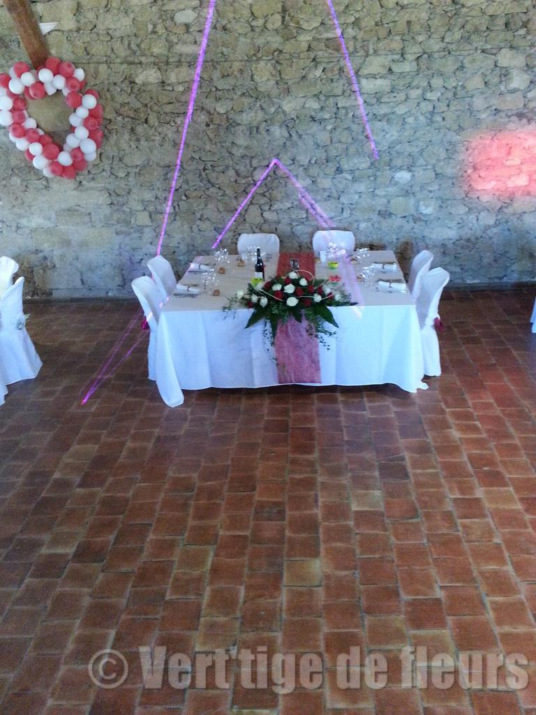 Decoration salle Mariage Domaine de Sulauze Miramas