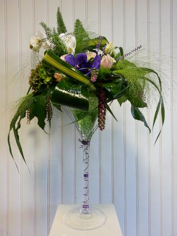 Mariage Decoration Vase Martini