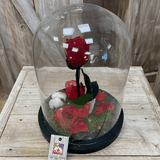 Boite à chapeau roses rouges