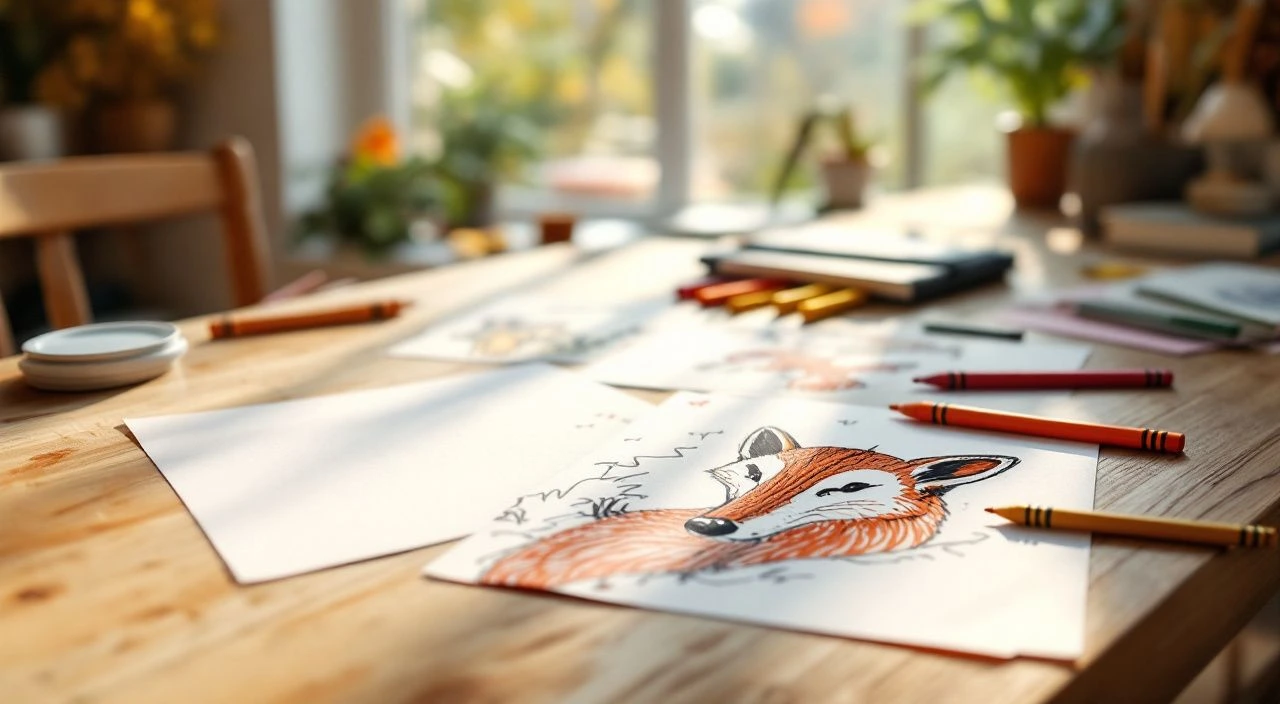 Coloriage renard : dessins gratuits à imprimer pour enfants