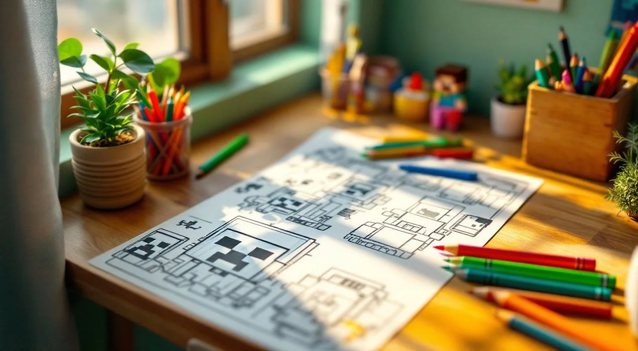 Dessins à imprimer Minecraft : 40+ coloriages gratuits pour enfants passionnés