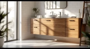Meuble en teck pour salle de bain : pourquoi ce bois transforme votre espace