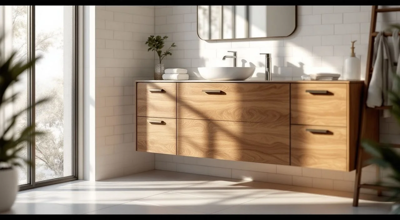 Meuble en teck pour salle de bain : pourquoi ce bois transforme votre espace